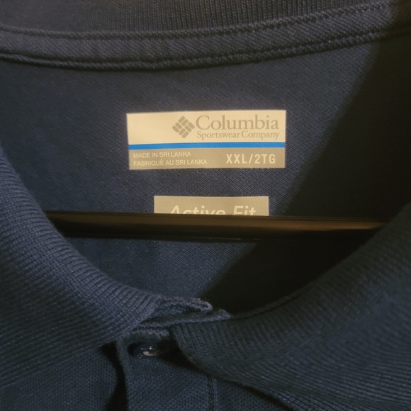 Columbia blue size XXL active fit collared tee - Picture 4 of 4